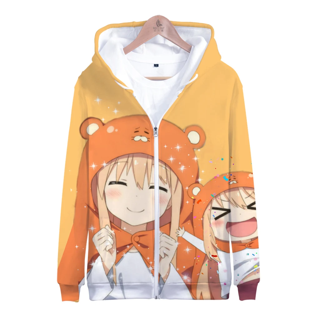 2022 Anime Himouto Umaru chan Sweatshirts Zip-up hoodies Men Woman Fashion Hooded  New Trend Casual Street Pullovers Clothing