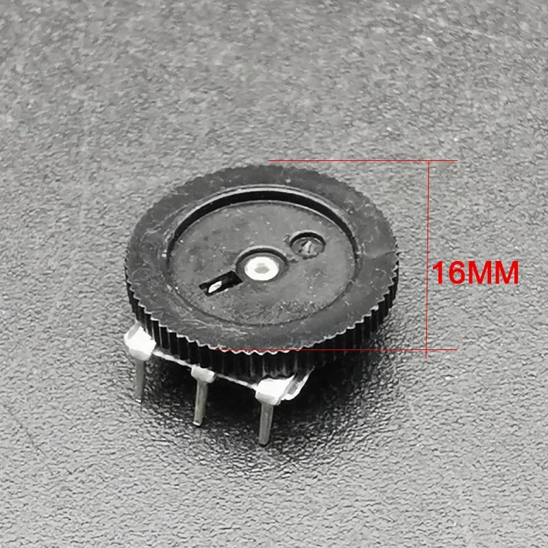 10 قطعة B104 100K أوم عجلة الطلب الجهد للتحكم في حجم الصوت التبديل 16x2 مللي متر أجزاء الغيتار