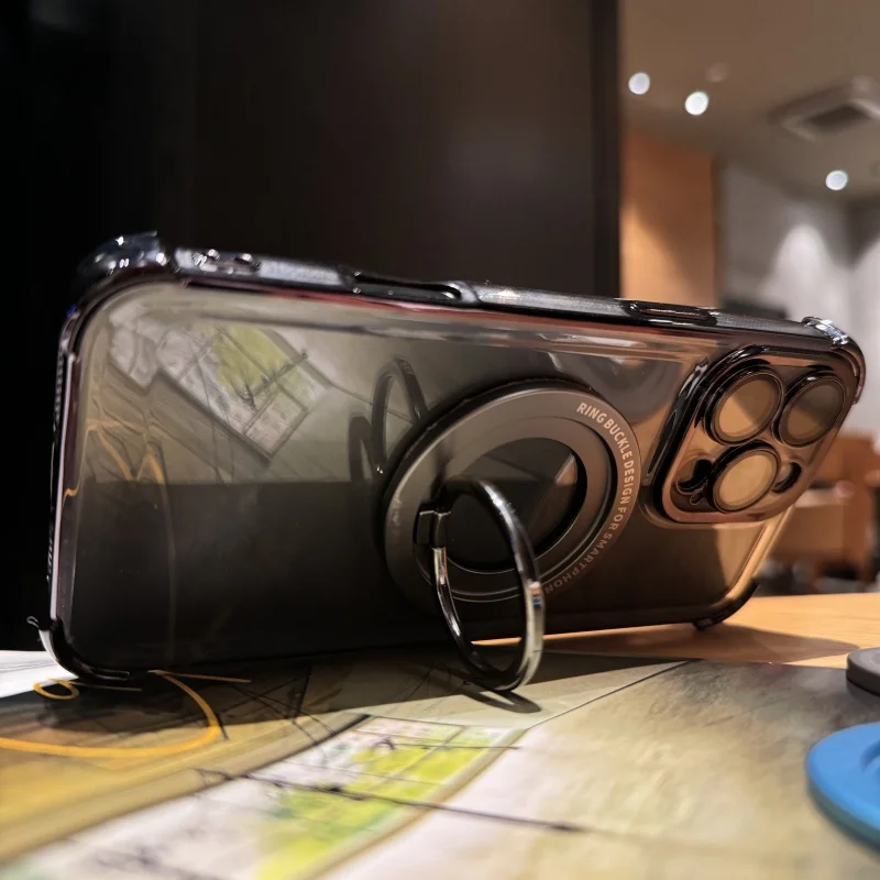 ที่วางโทรศัพท์แบบแม่เหล็ก - ที่จับโทรศัพท์แบบแม่เหล็กที่ปรับได้ ที่วางนิ้วแบบแม่เหล็กที่ถอดออกได้และแม่เหล็ก ใช้งานร่วมกับอุปกรณ์เสริมแบบแม่เหล็กได้