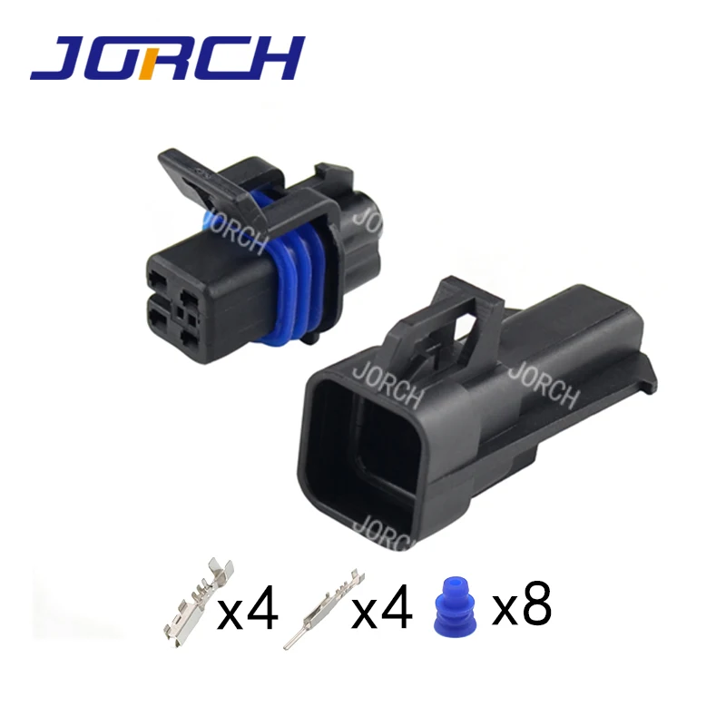 Terminla Jacket Socket 4 Pin Oxygen Sensor Wiring Harness Auto Connector Plug DJ7044B-1.5-21 DJ7044B-1.5-11 12160482 12160825