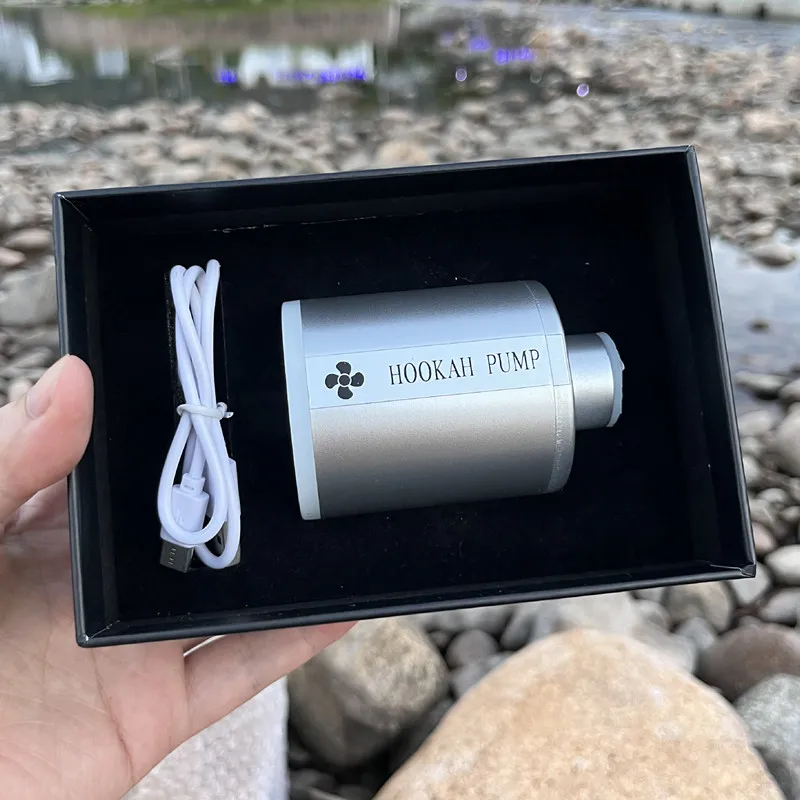 Usb Charging Shisha Naguile Tool Hookah Electronic Strong Air Pump Utensil for Hookah Starter Save Breath Accessories view 3