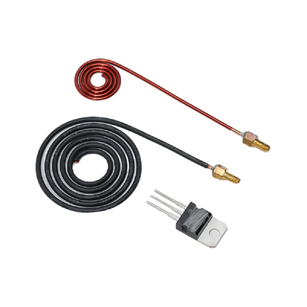Electromagnetic Pulse For Generator Coil Kit 3 Piece Black Copper Coil and Transistor for DIY Emitter Building