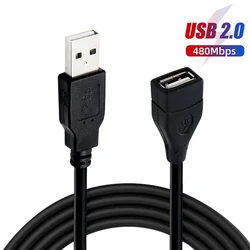 1M USB 2.0 szybkość przedłużacz przedłużenie kabla transmisja danych dla wyświetlacza projektor PC TV kabel przenośny dysk twardy USB