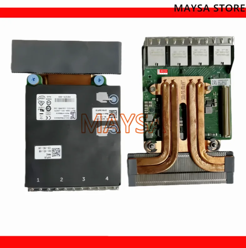 64PJ8 R740 R740xd X550-T4 10GB Quad Port RJ-45 Placa filha de rede 064PJ8