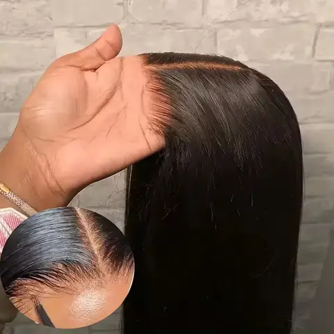 40 Inch 250% Density Wear And Go Glueless Wigs Human Hair Pre Cut Pre Plucked With Baby Hair 5x5 13x4 Bone Straight Lace Frontal Wigs Human Hair Wigs For Women No Glue Hd Lace Front Closure Ready To Wear Wigs