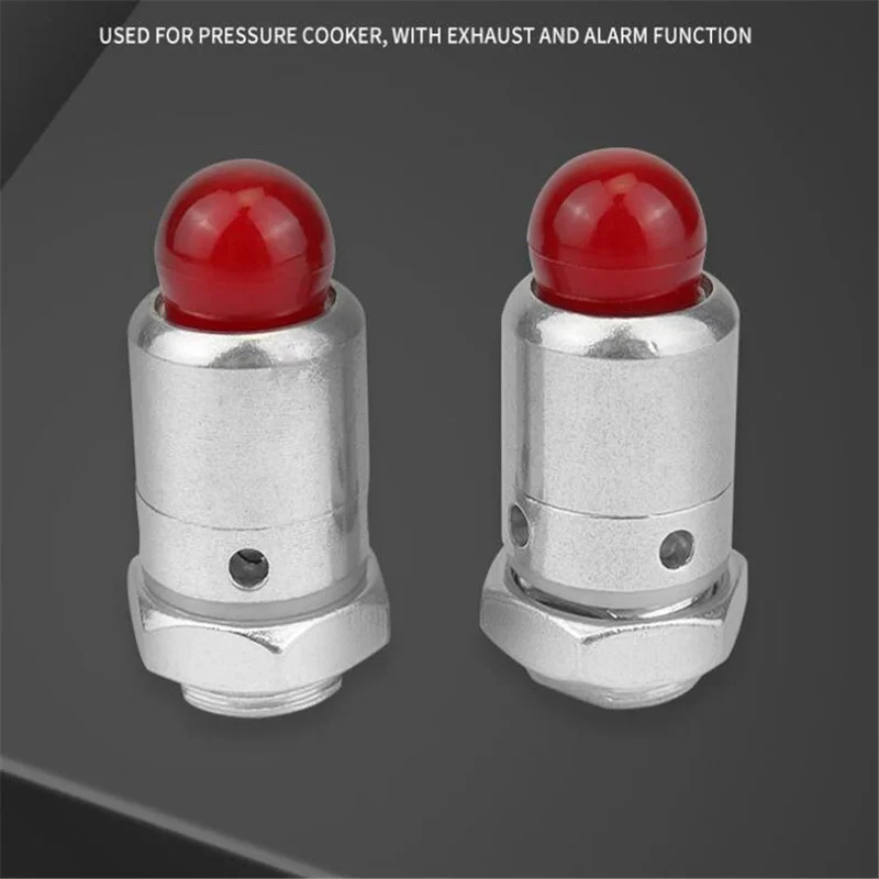 Pressure Cooker Aluminum Safety Valve Cap Replacement Relief Valves Vent Alarm Valve Kitchen Accessories