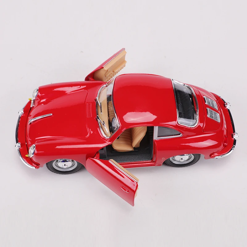 Burago 1:24 1961 Porsche 356B Coupe Alloy Model Car #22079