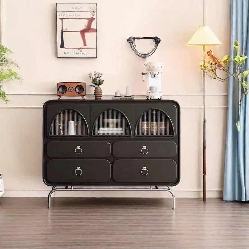 DSA vintage solid wood sideboard drawer against the wall vintage storage cabinet living room sofa storage cabinet