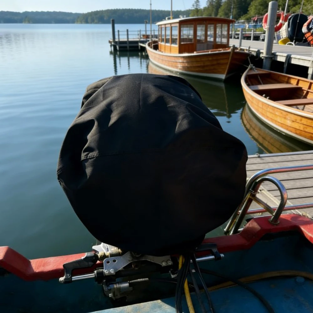 1pc 600D for outboard Engine Cover Handrail Engine Cover Rainproof Sunproof Dustproof For 25HP 25-50HP 50-115HP 115-225HP