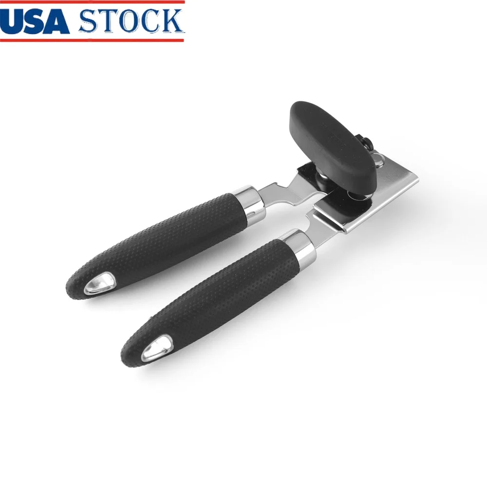 

Ergonomic Soft Can Opener with Magnetic Lid Holder Sharp Stainless Steel Cutter Comfortable Handle No-Touch Removal Gadget