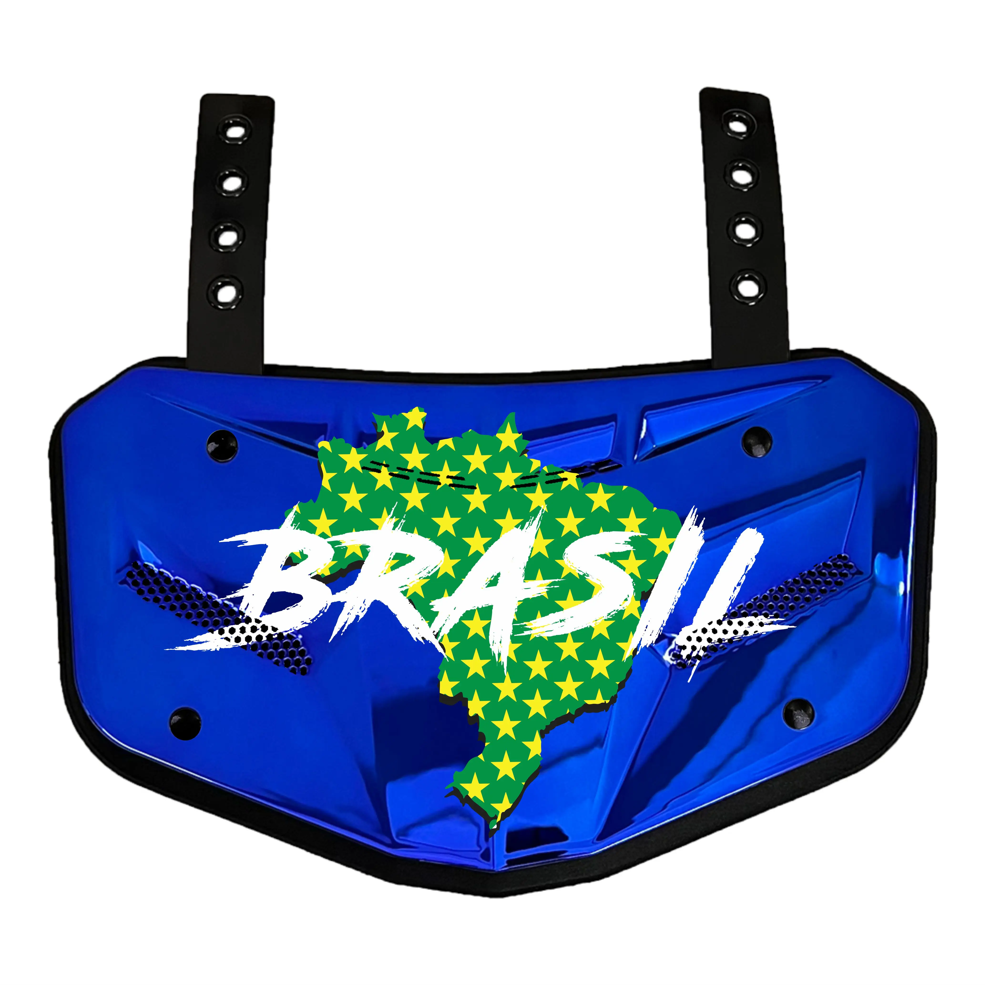 BRASIL Flag Football Back Plates Rugby Adult Youth Impact Protector Low Back Pads