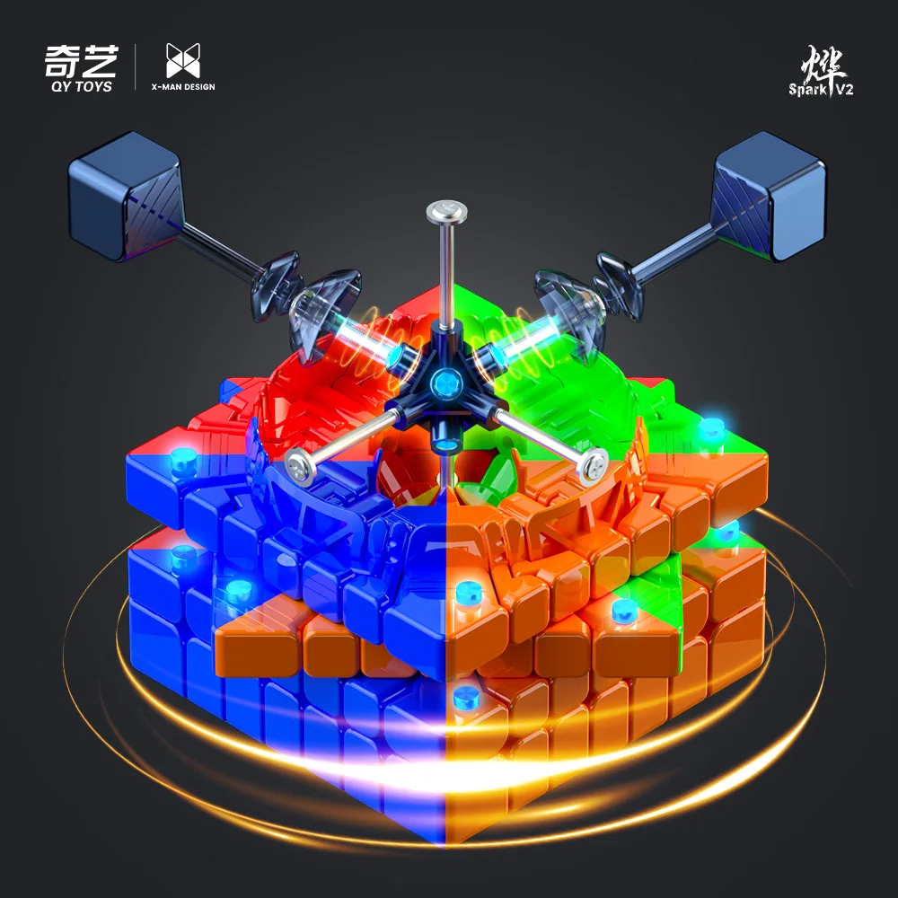 [Picube] QiYi XMD Spark M 7x7x7 Magnetische Kubus Professionele Mofangge 7*7 Magic Speed Cubes Twist Educatief 7x7 Fidget Speelgoed