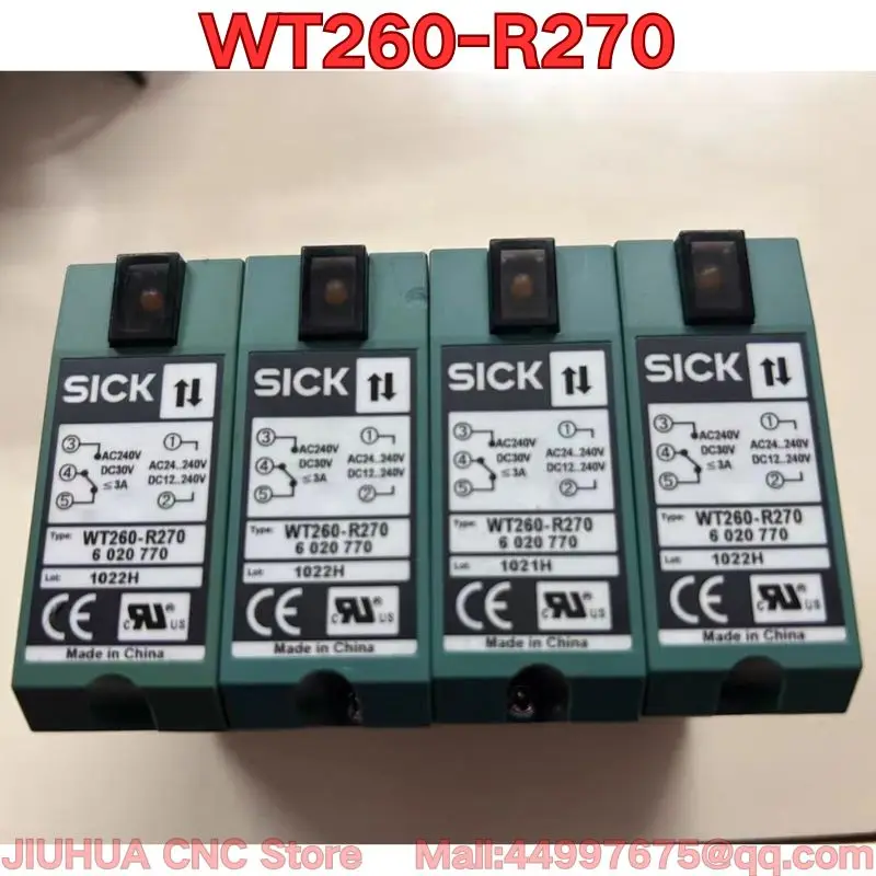 

Second-hand WL260-R270 photoelectric switch sensor function test is normal