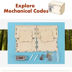 DIY Child Manual Machine Code Box Wissenschaft experimentelle Kindergeld Geld Geld Finanzspielzeug 10 Hauptverkaufsgeheimnis -Code -Spiel - №1