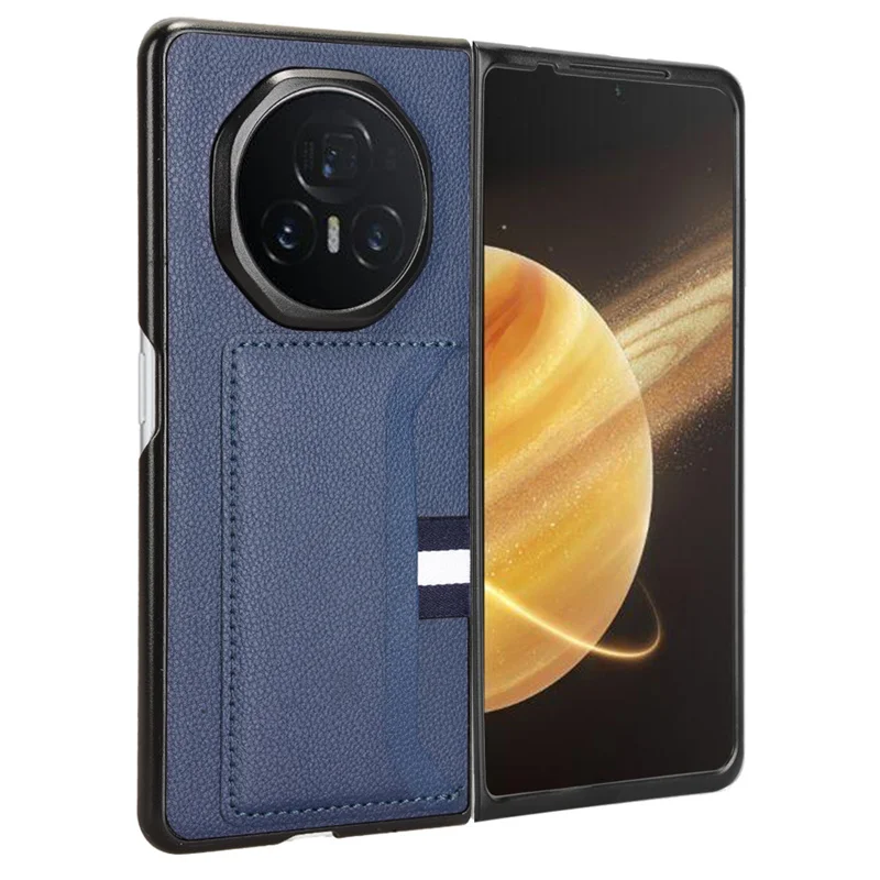 Case For Honor Magic V3 Luxury Leather Skin-friendly Pluggable Card Folding Cover For Honor Magic V 3 v3 Shockproof Bumper Funda