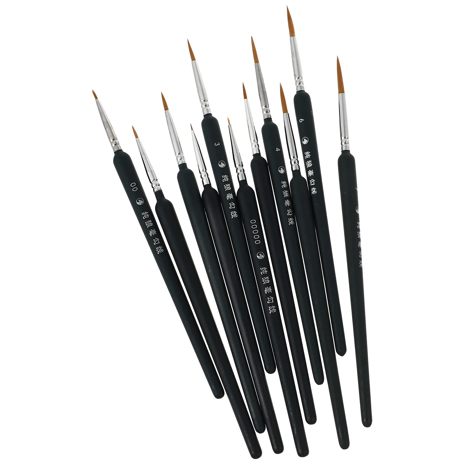 

Набор из 11 кистей для детализированной росписи: профессиональные кисти для акварели, акрила, масла, рисования и художественных работ