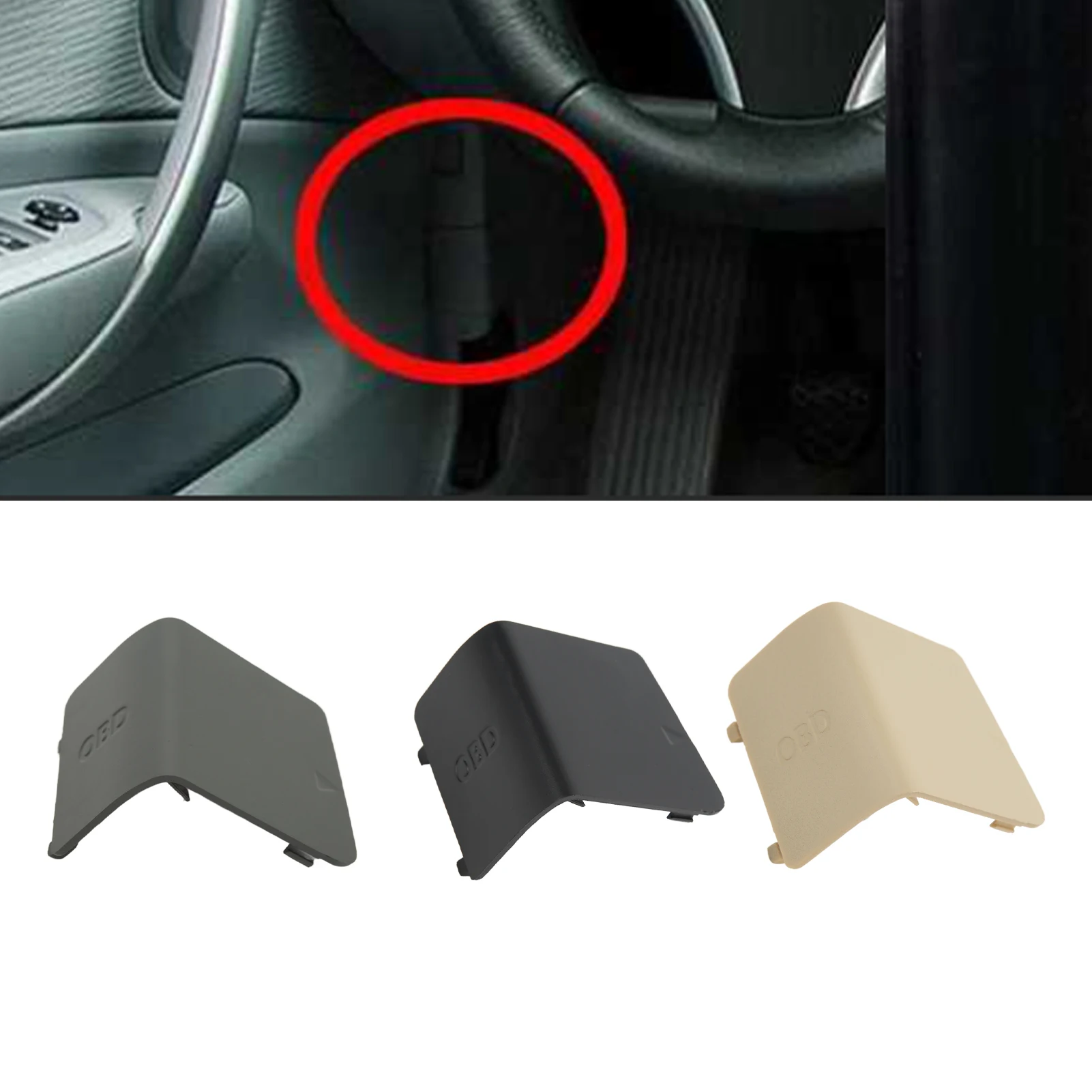 OBD Diagnostic Plug Cover 51437144966 Socket Lid Replacement for 1 Series E81 E82 E87 E88 LHD OBD Plug Cover OBD Socket Cover