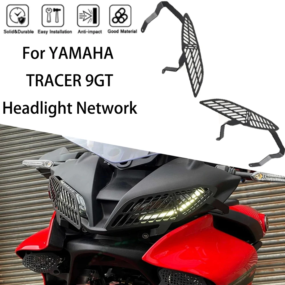 

MTKRACING для YAMAHA TRACER 9GT 2021-2024 защитный чехол для фары защищает сетчатый чехол для передней фары