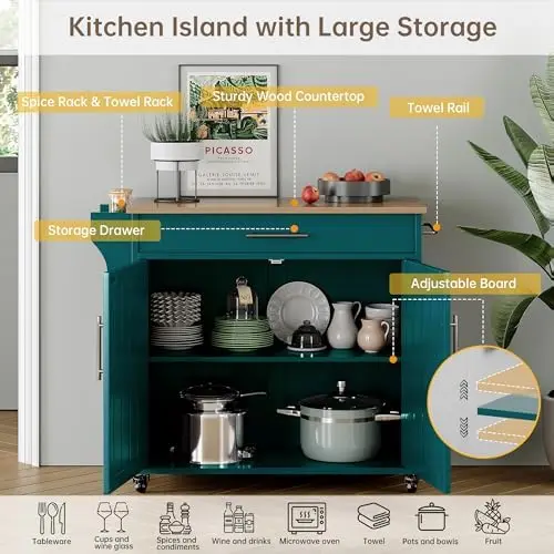 Thumbnail 4 - #10 Best Kitchen Island Carts to Buy In 2026