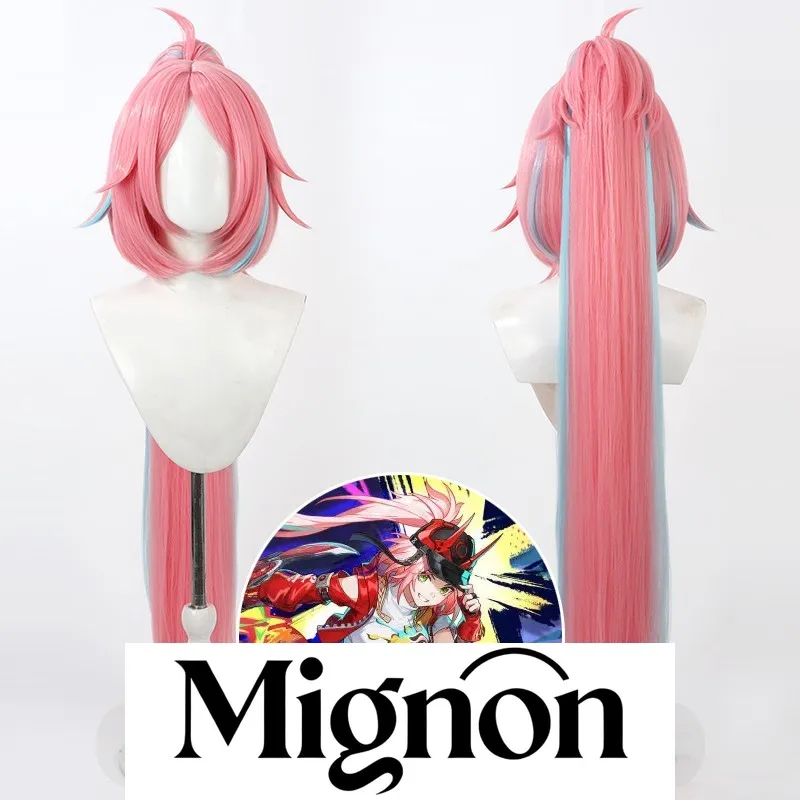 

Honkai: Star Rail Luanpo парик для косплея съемный хвост силиконовый скальп подарок на Хэллоуин