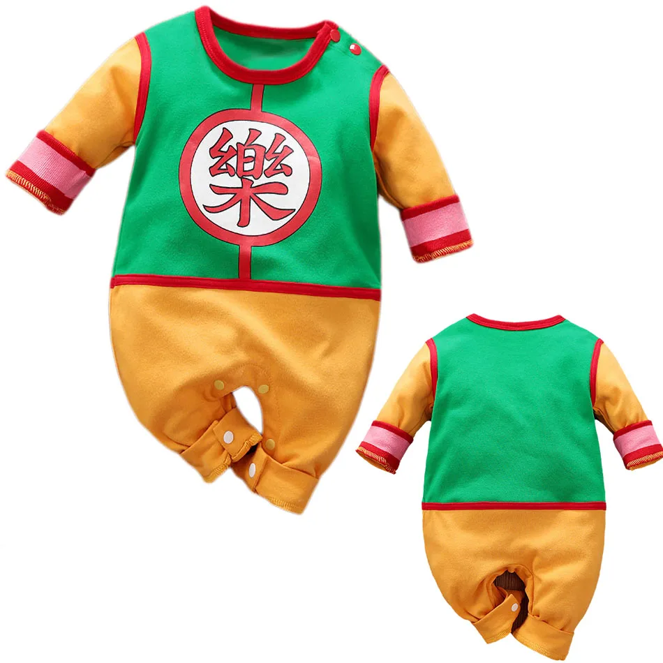 Newborn Costume Toddler 0-18 Months Halloween One-Piece Infant Anime Outfit Boys Cotton Clothes Long Sleeve Carnival Baby Romper