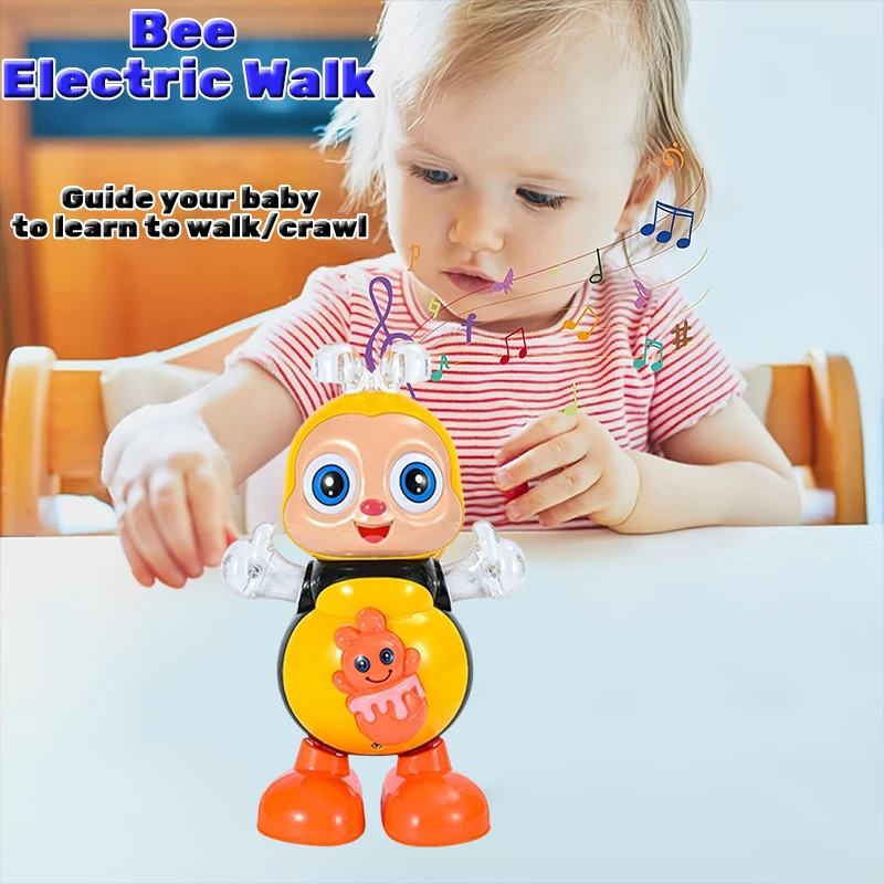 ألعاب النحل الراقصة الكهربائية للأطفال، أضواء الموسيقى المتأرجحة، ألعاب المهرجانات، هدايا للأولاد والبنات