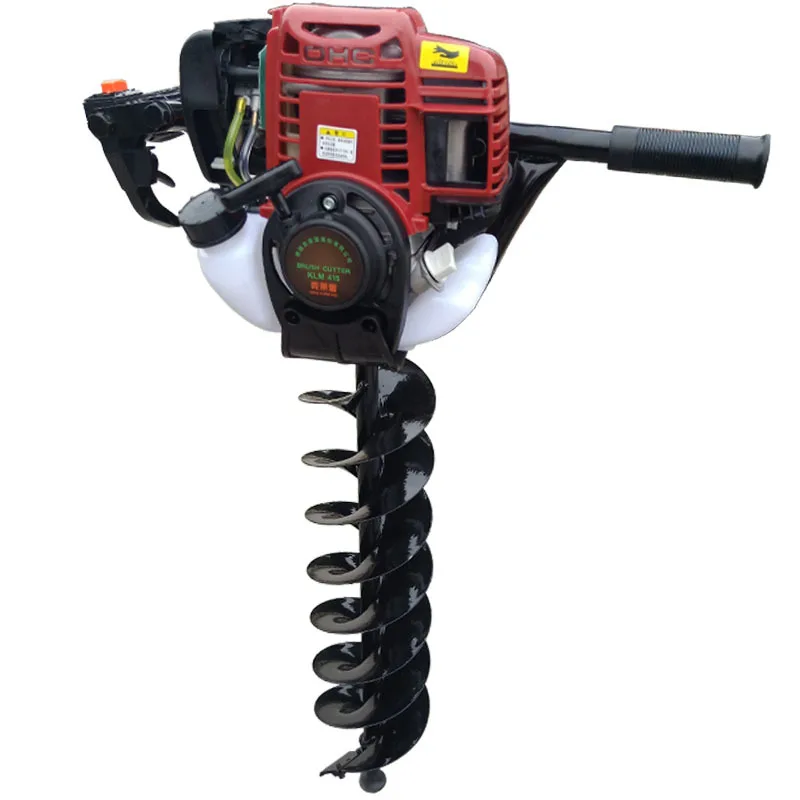 GX35 Four Stroke 40-5 Two Stroke Turbine Ground Drilling Gas Digging Machine Greenhouse Land Punching Fertilization Hole Planter