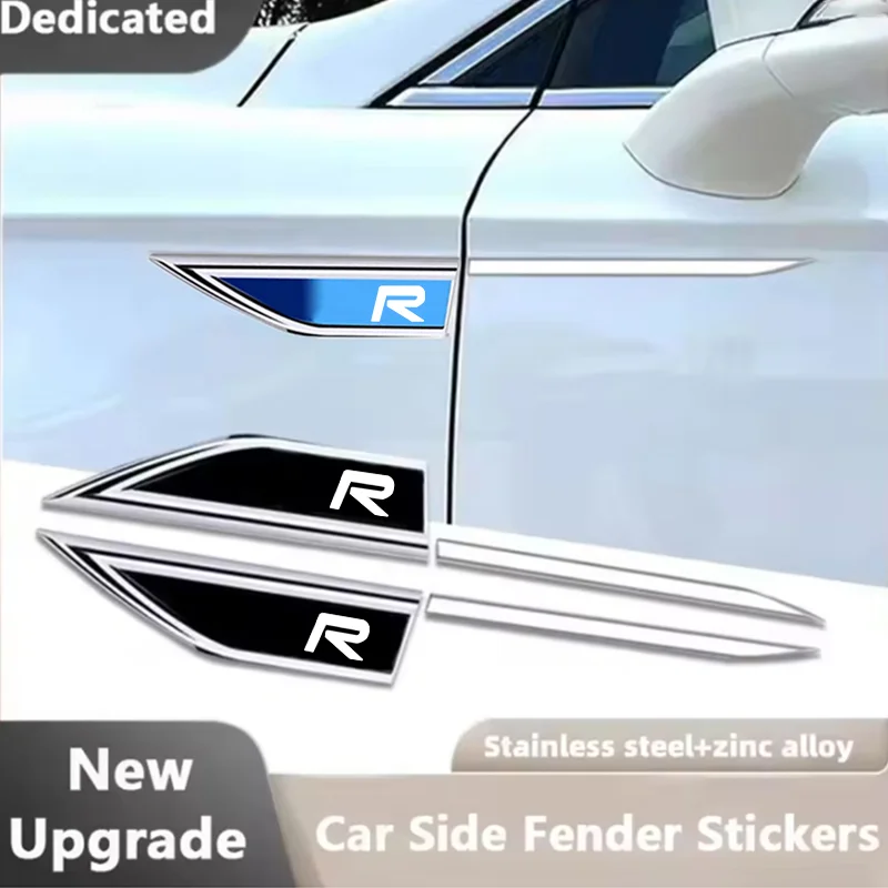 Car Door Side Fender Blade Logo Emblem Badge Decal Sticker For Volvo R XC40 XC60 R-Design EX30 S60 V60 B5 S90 V90 RD Accessories