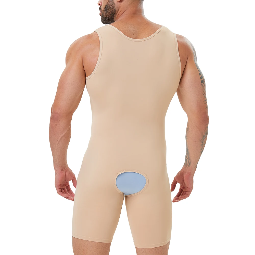 2024 Newest Mens Full Body Shaper Underwear Compression Bodysuit For Tummy Control Butt Lift Chest Slim Shapewear