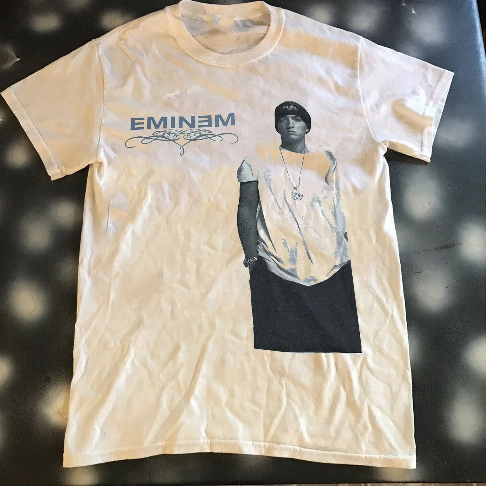 

Футболка унисекс Eminem Tour, белая, стиль рэп, стиль хип-хоп, размер S-4XL EE1609