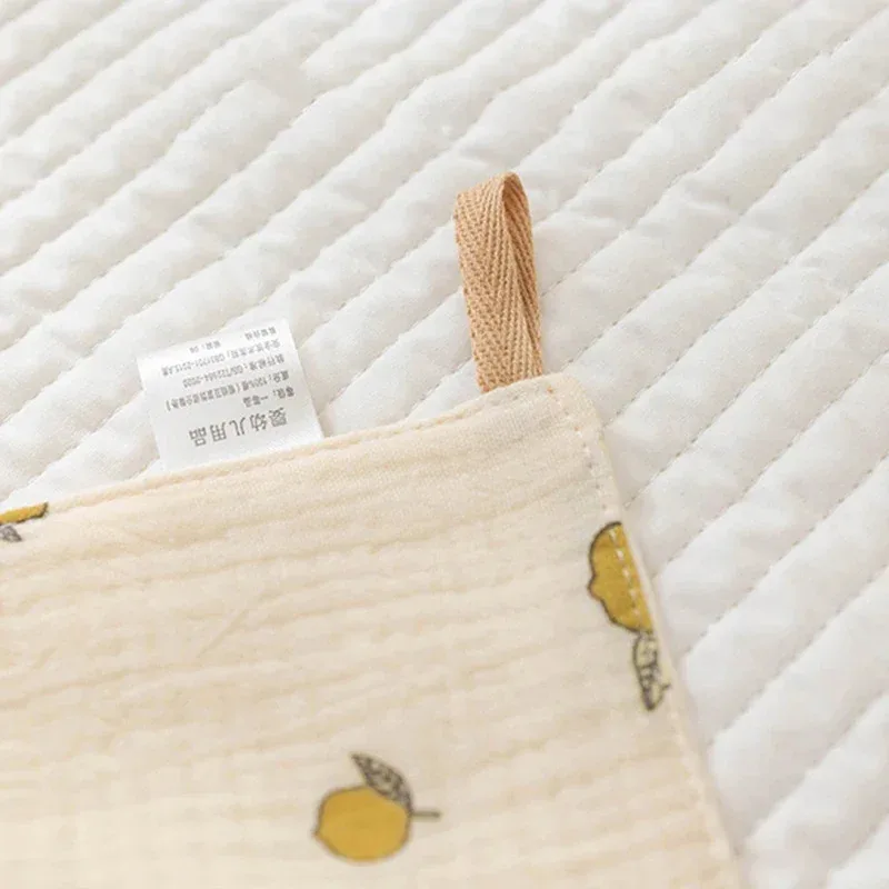 25*50 سنتيمتر الأطفال المناشف القطن أربع طبقات من قماش الكريب مسلم الطفل الوجه المناشف لطيف طباعة زهرة الحيوان منشفة اليد #5