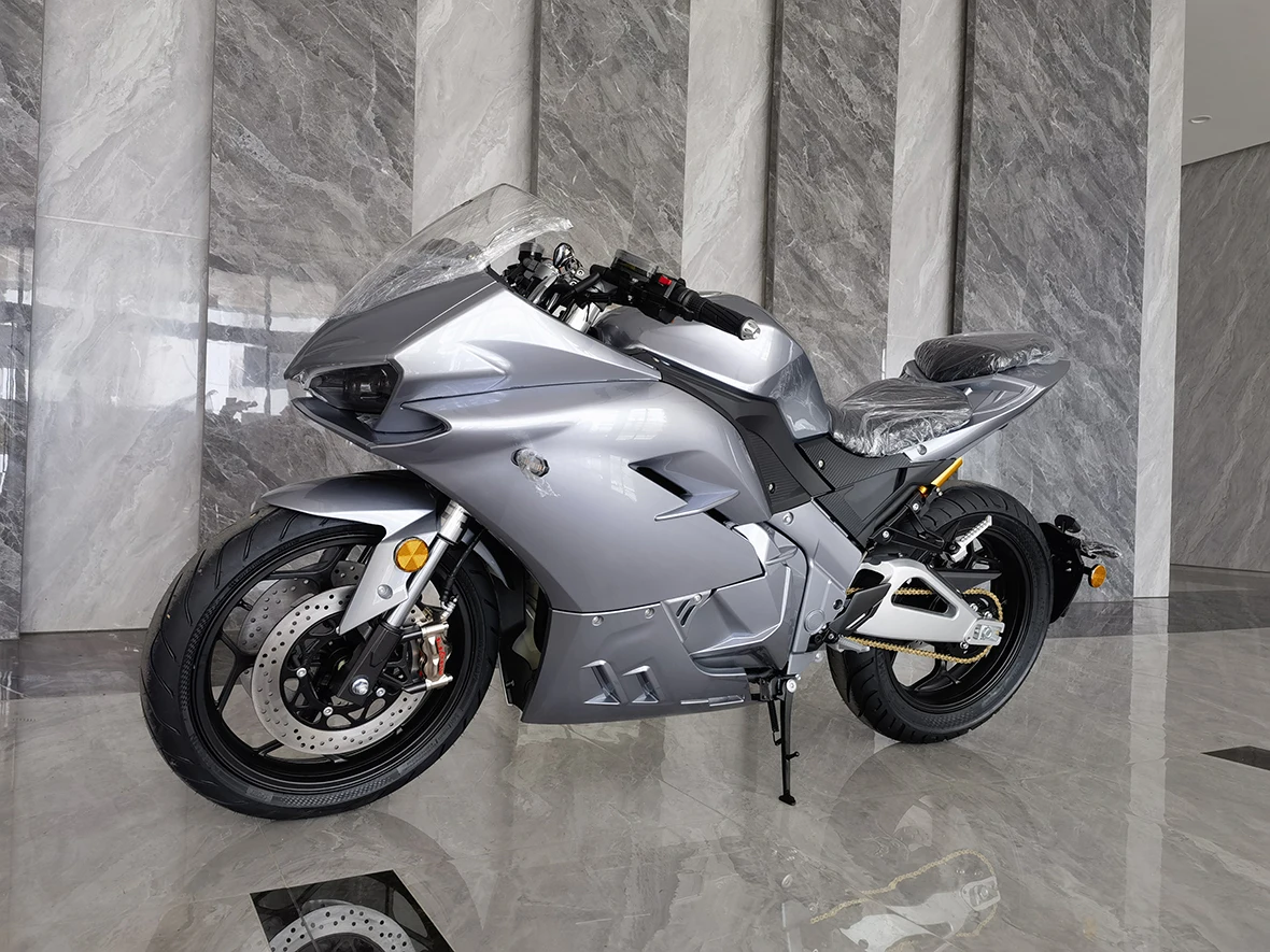 STLF Eec Certification 5000W Chain drive Mid Motor 100km/h Speed COC Adult Electric Motorcycle for Sale