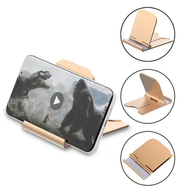 Desk Stand For Mobile Phone Portable Foldable CellPhone Stand Holder Desktop Bracket For iPhone 15 14 13 Pro Max iPad Smartphone