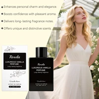Roxelis 50ml Vanilla Luxury Fragrance Natural Fragrance Elegant Charm Sweet Delicate Fresh Fragrance Portable Spray 6