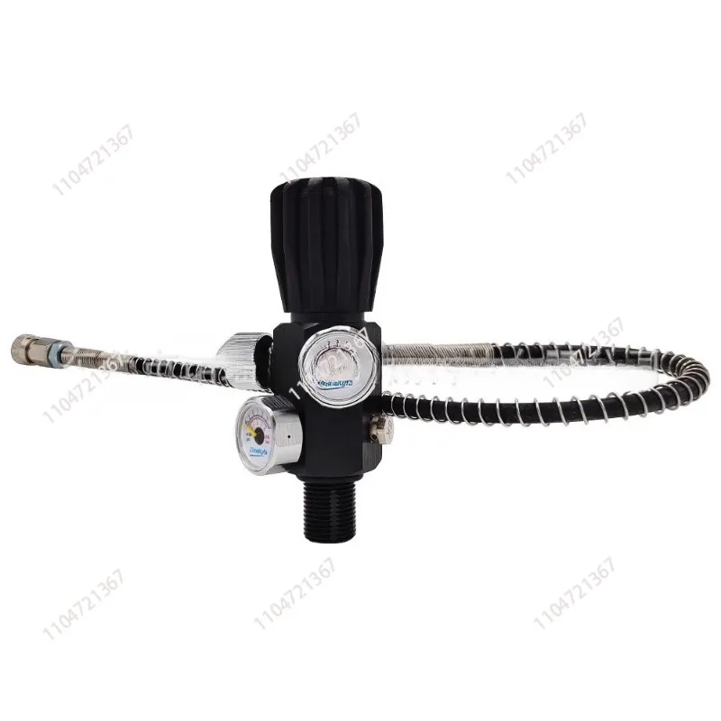 

Diving Dual Pressure Gauge Inflation Joint Compressed Air Tank Charging Valve Double Gauge Cylinder Valve M18*1.5, 5/8-18UNF