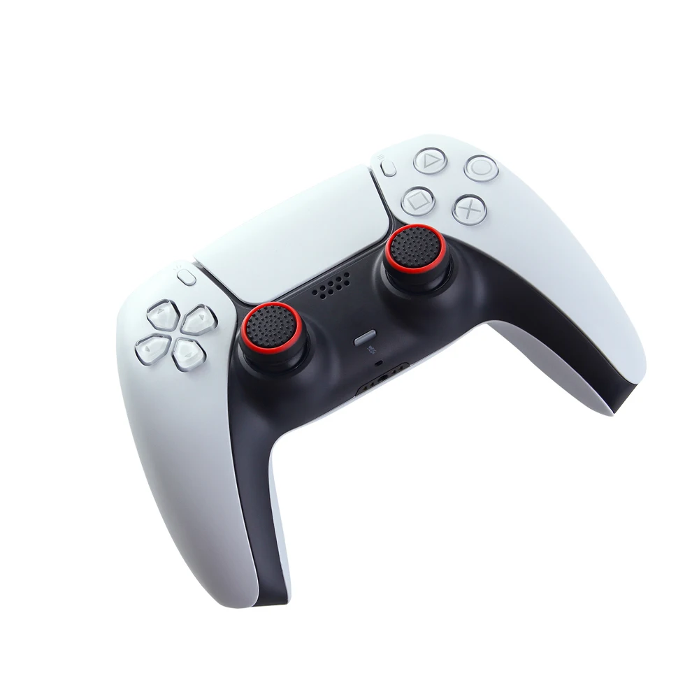 4 Piece Joystick Cap Soft Silicone Thumbstick Grips For Sony Playstation DualSense Dualshock 4 5 PS4 PS5 For Nintendo Switch Pro