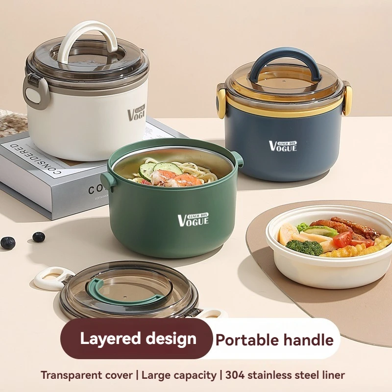 High-Quality Insulated Food Container Made of Stainless Steel, Perfect for Keeping Soups, Meals and Drinks Hot or Cold for Hours