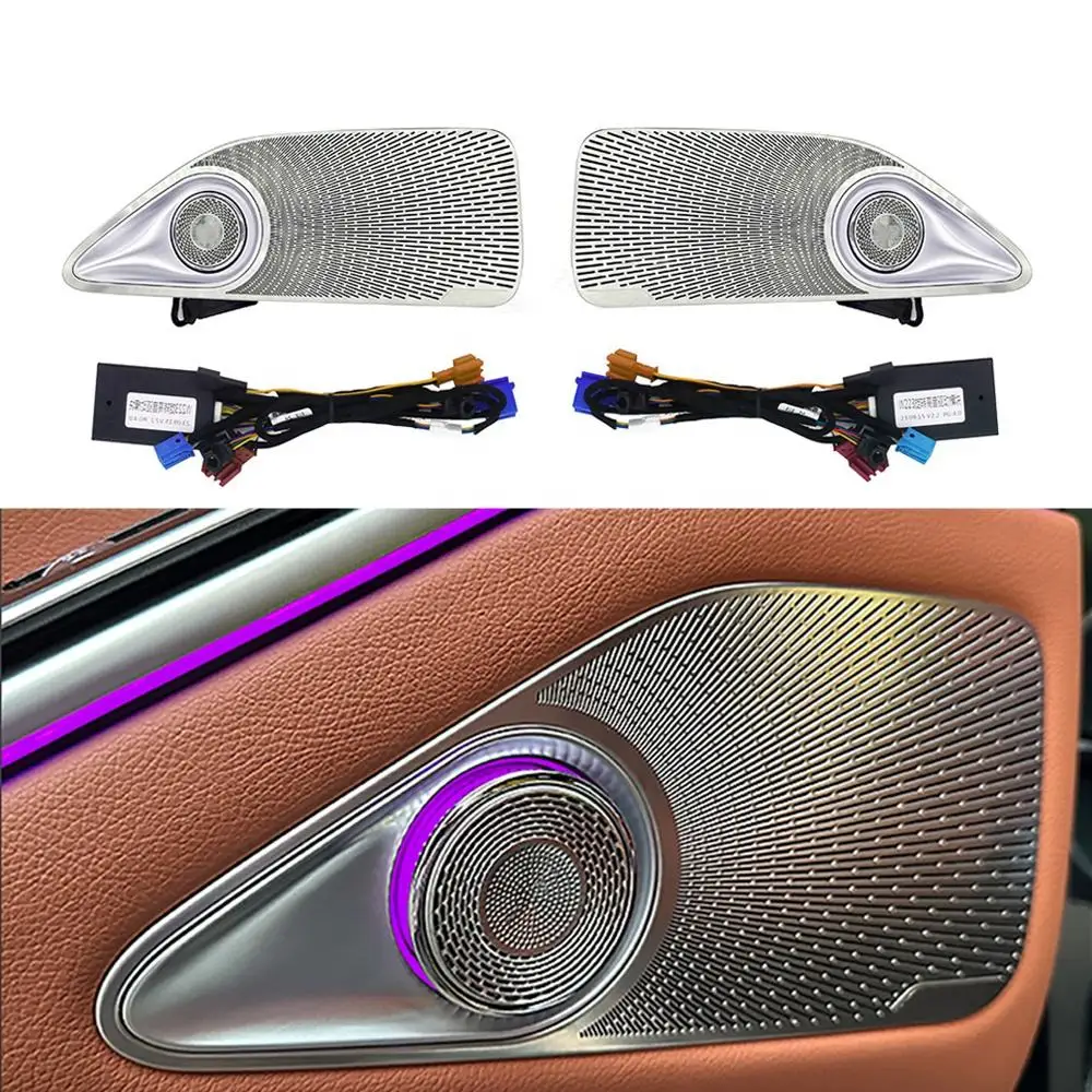 

Premium Rotating Rear Door Tweeter Speakers with 64-Color Ambient LED Light for W223
