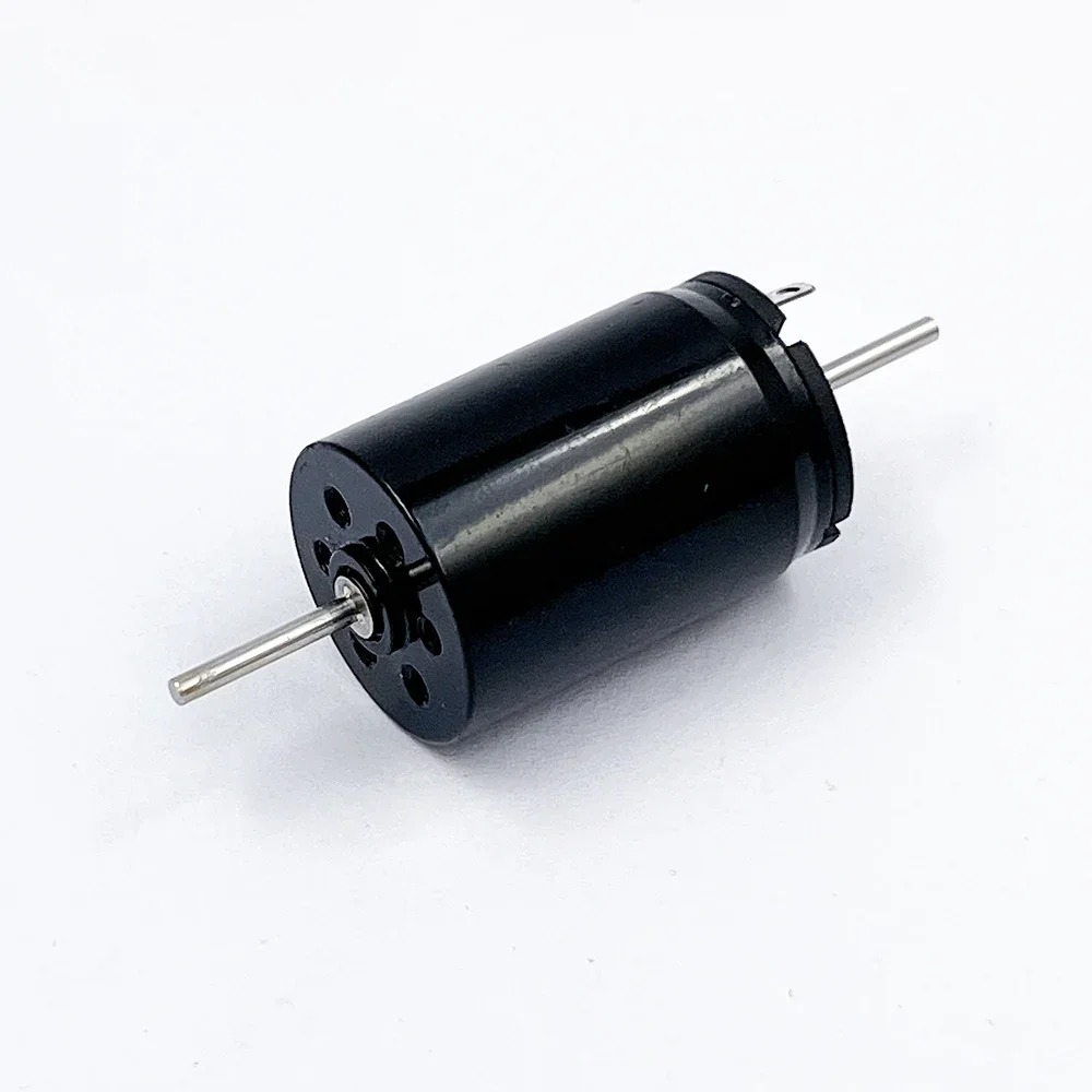 Micro 17mm*25mm 1725 Coreless Motor Strong Magnetic Double 12mm Long Shaft DC 12V 12000RPM High Speed for Toy Model HO Slot Car