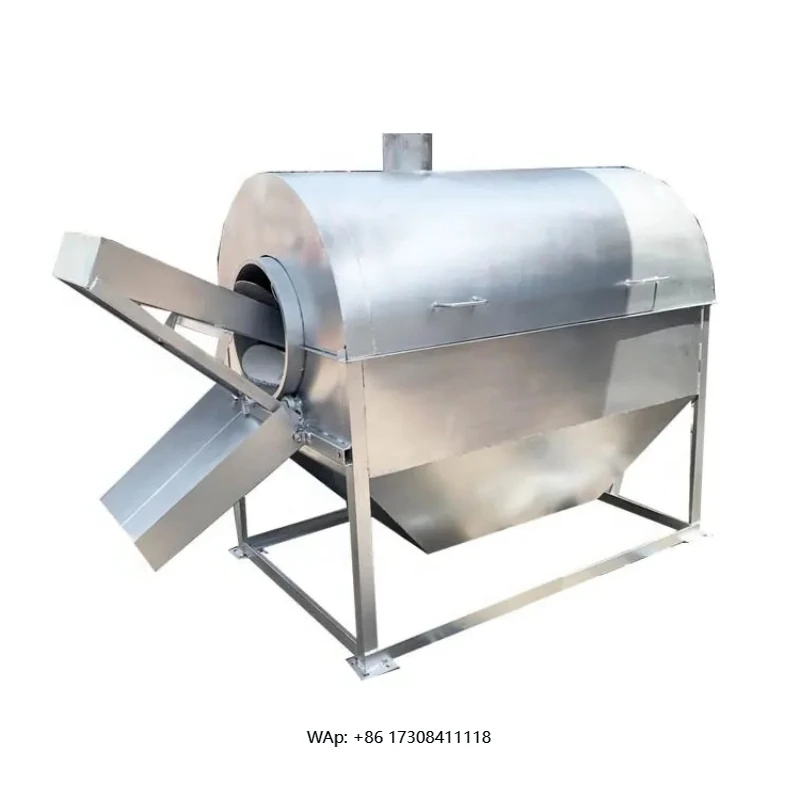 Automatic Roller Multifunctional Red Pepper Macadamia Nut Chickpea Peanut Roaster Small Commercial Pepper Roaster