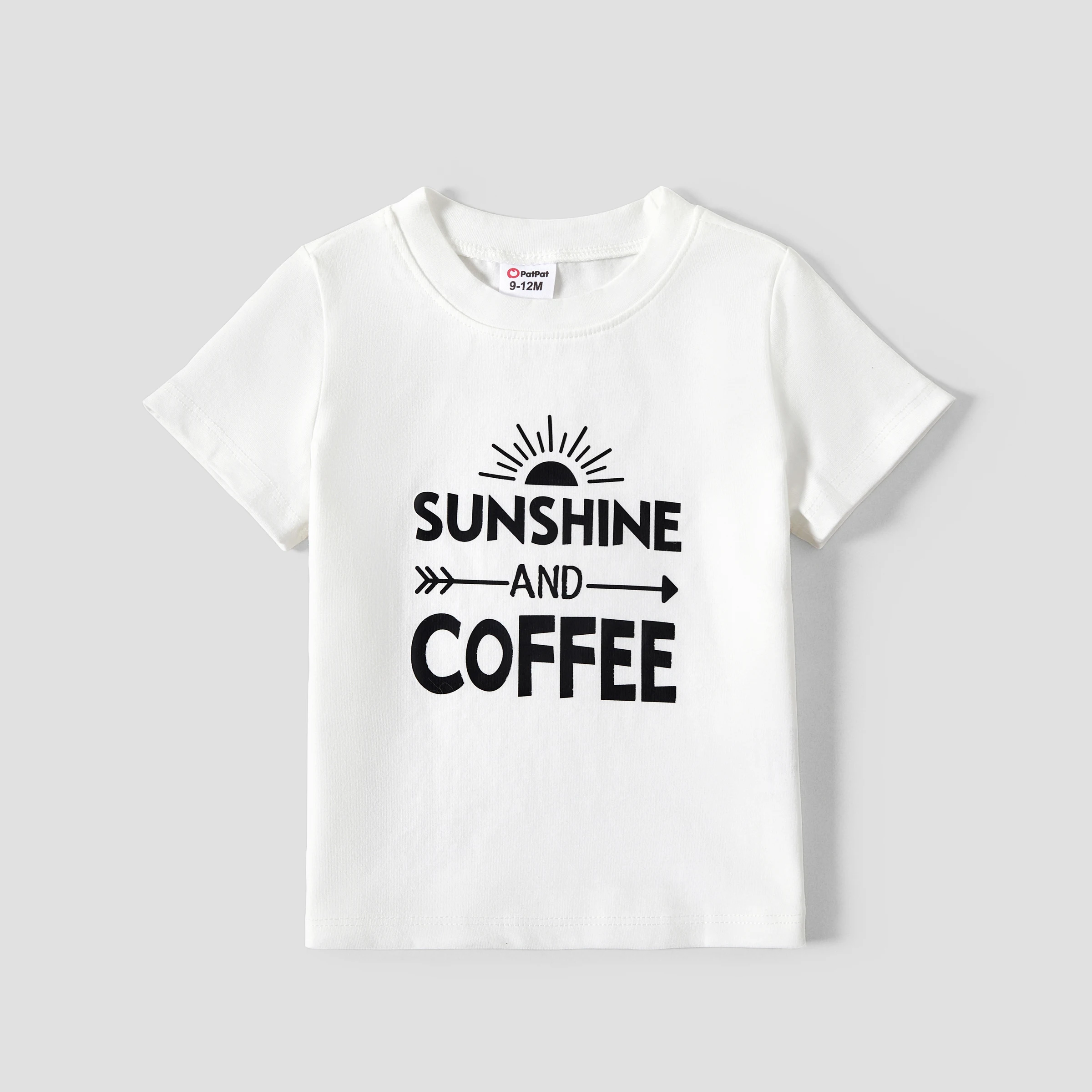 PatPat  Mommy and Me Sunshine and Coffee Printed Cotton Tops