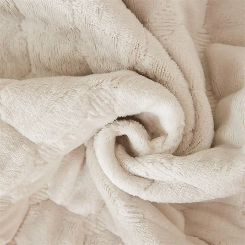 Plush Thickened Flannel Sofa Cushion Non-Slip All-Season Seat Pad Cover for Home Comfort