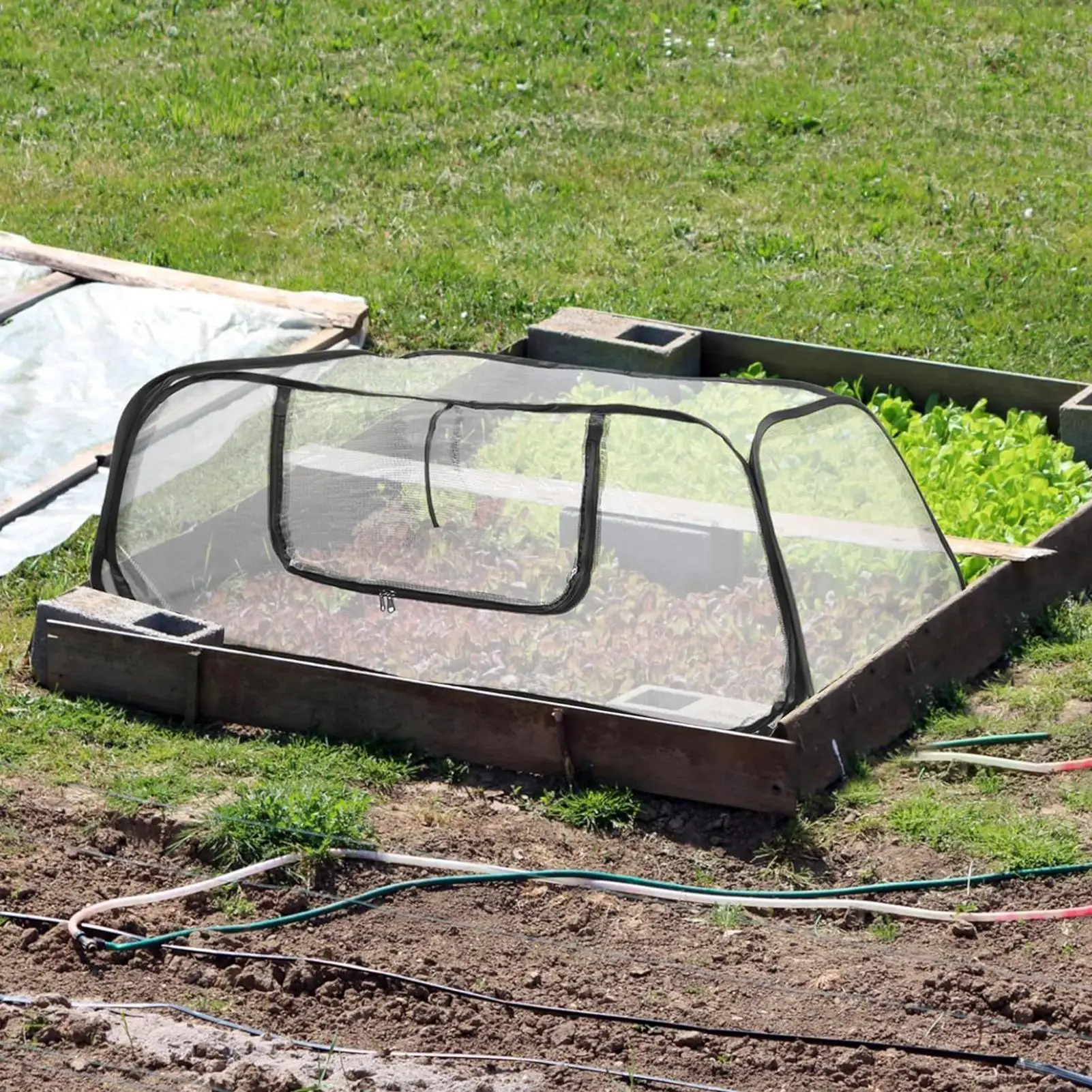 

Row Covers For Garden With Zipper Breathable Mesh Home Accessories Plant Frost Protection Covers For Outdoor Winter Cold Weather