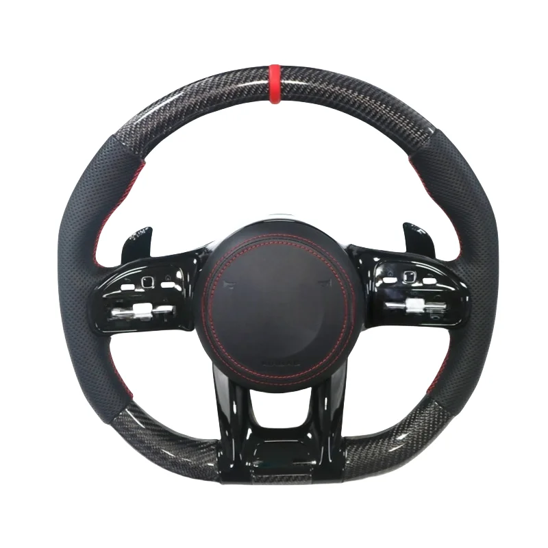 

Customized Carbon Fiber Steering Wheel for Old Mercedes a E C S G Anti-Shock Construction Smooth Surface Better Control