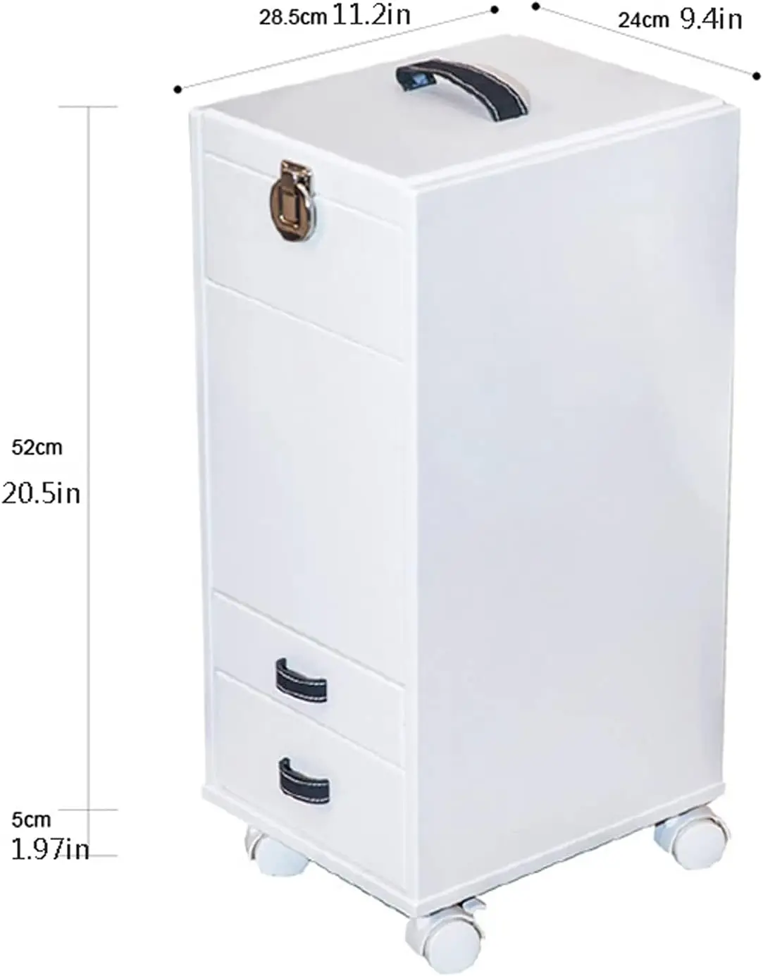 Dressing Table Mini Multi-Function Dressing Table Cabinet，Compact Movable Vanity Table, Bedroom Furniture Gift Women and Girls，W