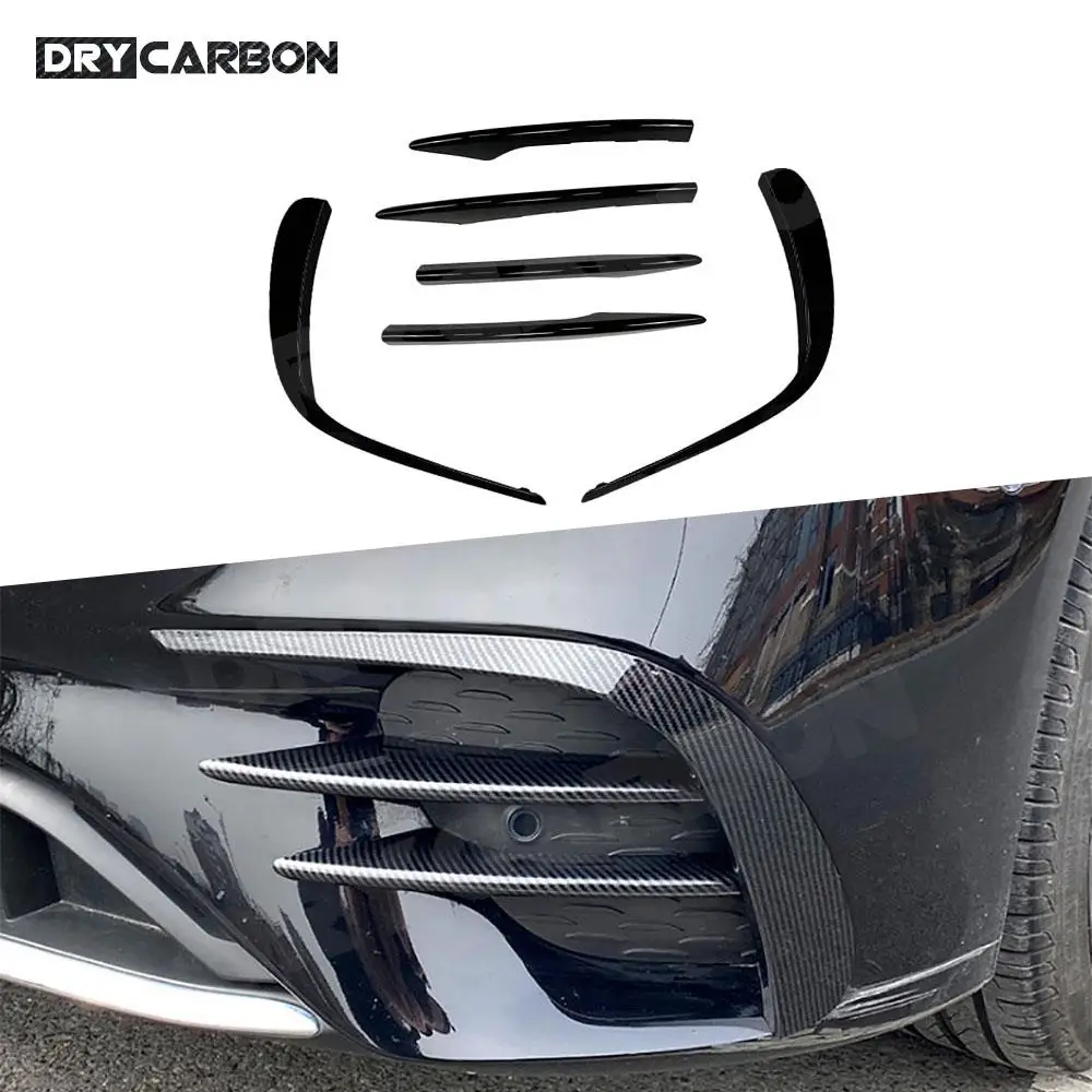 

Для Mercedes Benz E Class W213 E260 E300 E53 Sport 2021-2023 Автомобильный передний бампер, вентиляционные накладки, полоски противотуманных фар, комплекты кузова