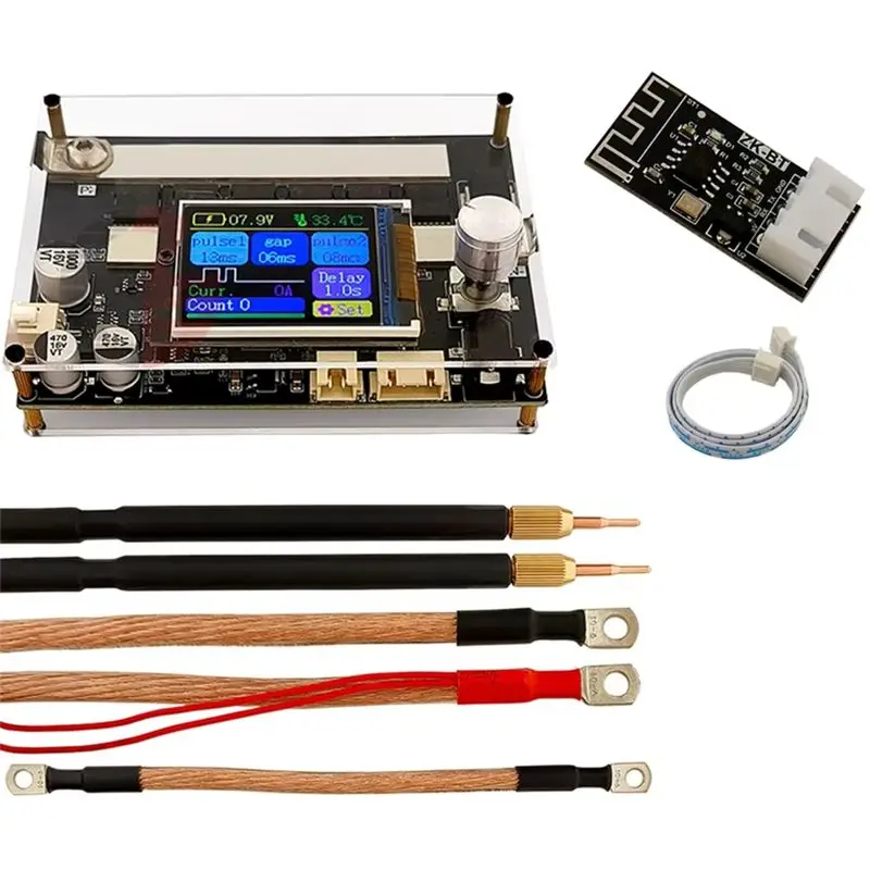 A21Q -ZK-XW2 Double Pulse Spot Welding Machine DC 3.6-15V 3000A 18650 Battery Nickel Sheet Copper Spot Bluetooth APP Control