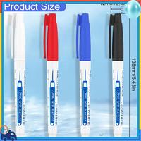 Upgraded-10Pcs Deep Hole Marker Pen, Multi-Purpose Long Nib Deep Reach Marker Pen, Carpentry Plastic Metal Glass Marking Tool
