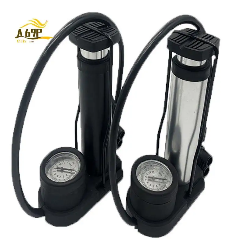 

A69P-Portable Bicycle Pump, Foot Pump, Portable Air Pump, Universal Pump For Bicycle, Motorcycle And Basketball
