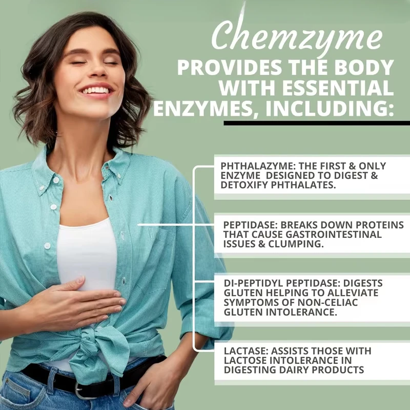 Best Chemzyme Whole Food Essential Enzyme | 60 Capsules